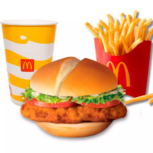 Combo Med. Crispy Ch. Sandwich Delux